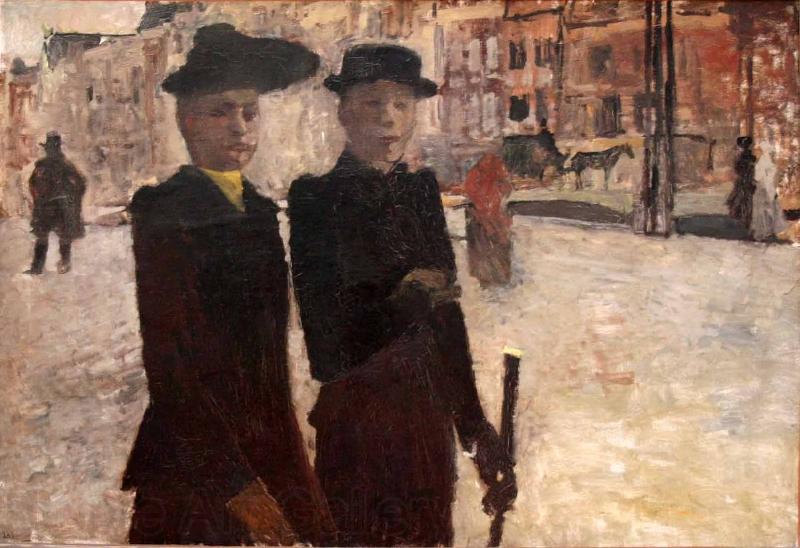 George Hendrik Breitner Women on the Rokin Norge oil painting art